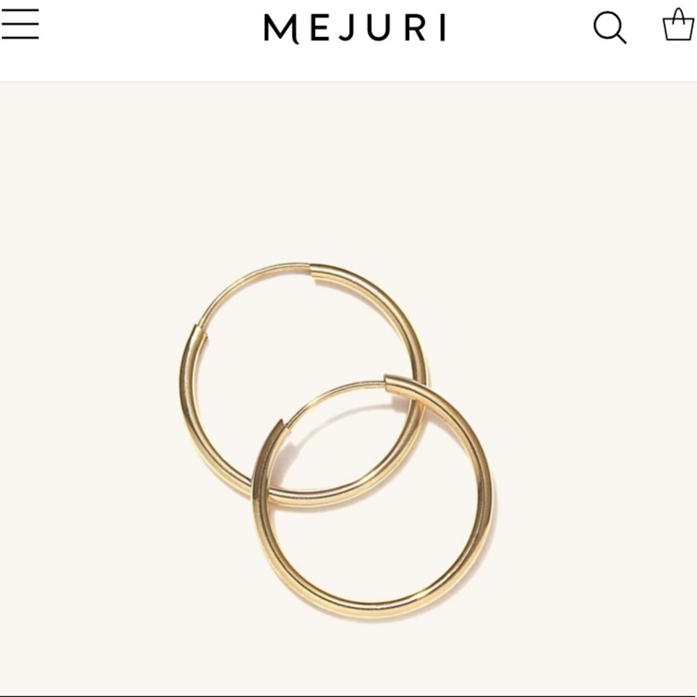 14K SOLID GOLD HOOPS | Mejuri
